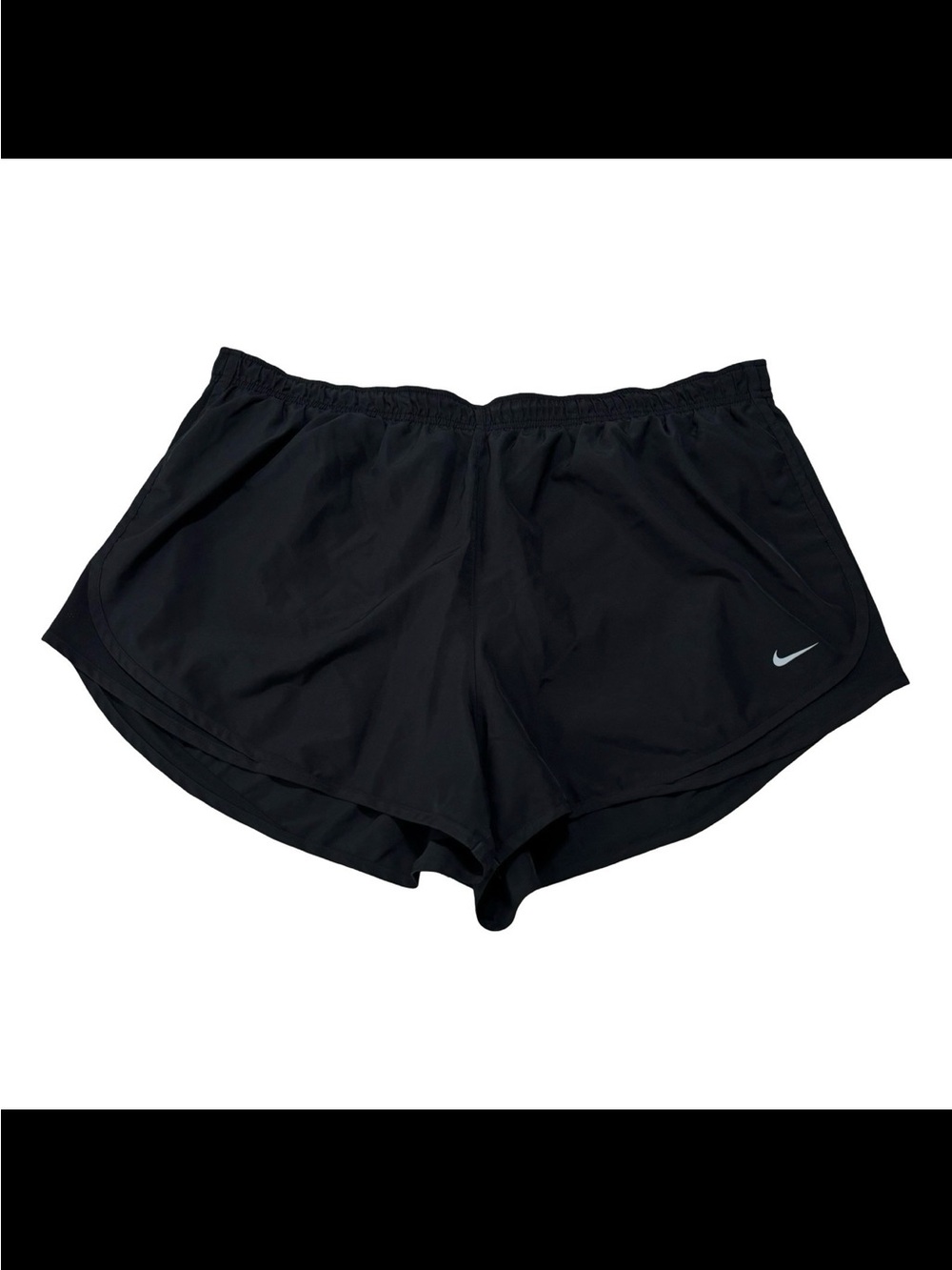 Nike Black Women's Athletic Running Shorts with Swoosh